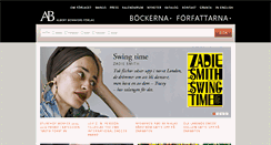 Desktop Screenshot of albertbonniersforlag.se